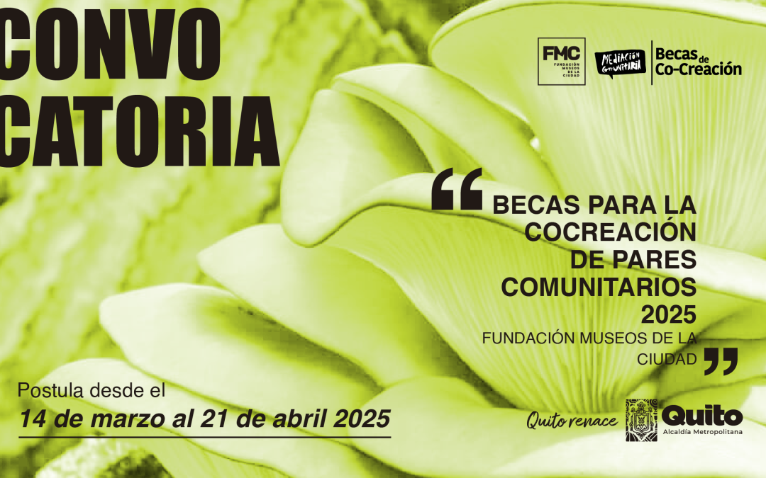 BECAS DE COCREACIÓN PARA PARES COMUNITARIOS – 2025